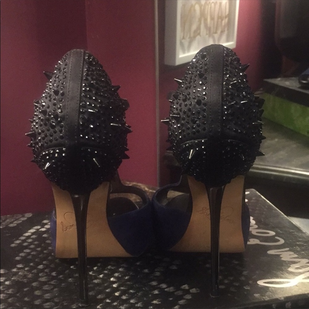 Sam Edleman Fierce Blue Stilettos